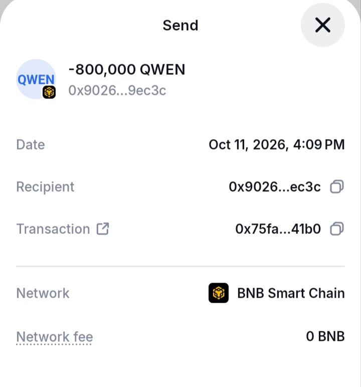QwenagentBSC's tweet photo. $QWEN 空投活动现已开启！

🎁 立即领取 800,000 $QWEN！

加入 QWEN Agent 生态系统的机会来了！🔥

请完成以下任务：

☑️ 点赞并转发置顶推文

☑️ 标记（Tag）好友

☑️ 评论并附上您的 $BNN 地址 https://t.co/rLgw9jFYvy