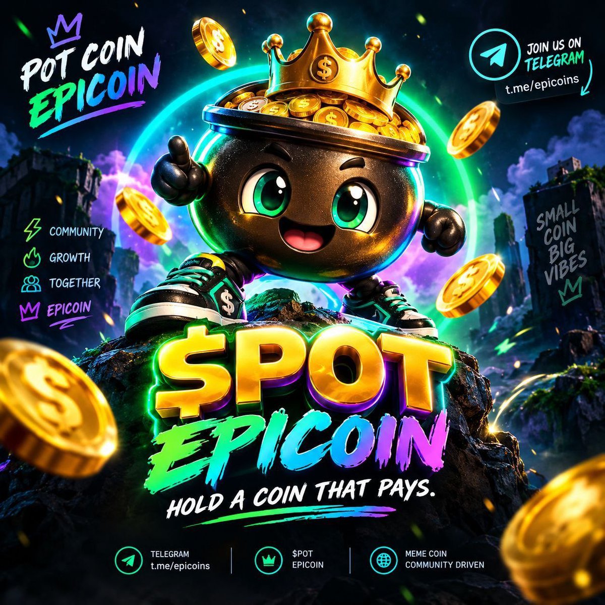JimmyEdgeX's tweet photo. 🚨 BRO… WHY IS EVERYONE SLEEPING ON $POT? 😂🔥

The community is growing 🌱
The memes are loading 🍿
And the POT ARMY is just getting started! 🚀💎

We’re building brick by brick. No fake promises, just community energy! 💪

👀 Are you watching from the sidelines or joining the conversation?

👇 JOIN THE POT ARMY:
🌐 Telegram: https://t.co/JL0w0ZPoo9
🐦 X: https://t.co/4L8DsMrx6s

RT 🔁 if you're rolling with $POT!

#POT #Solana #Memecoin @epicoinai