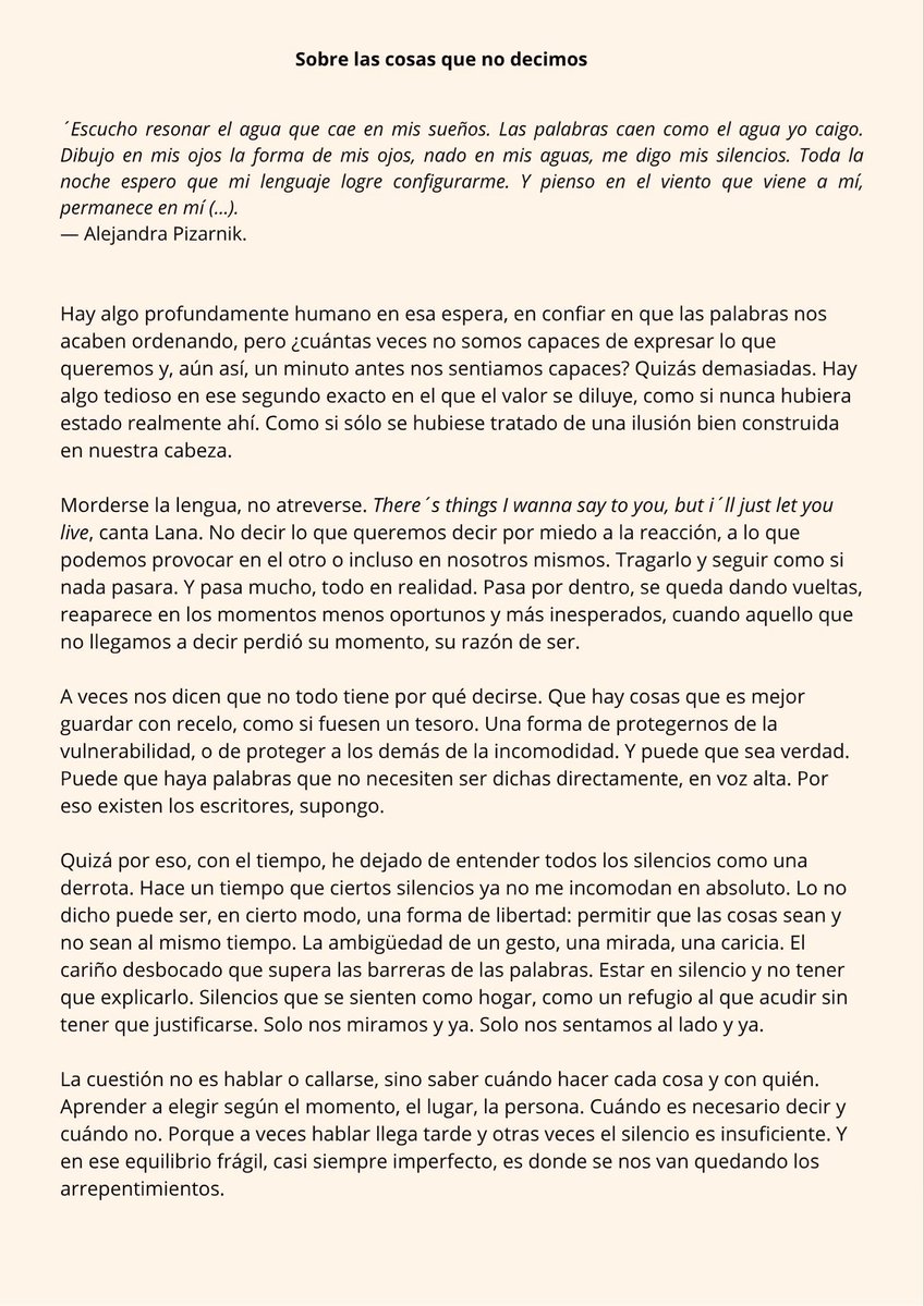 rocococc's tweet photo. estaba ordenando textos y cosas que he escrito últimamente y he encontrado este sobre las cosas que no decimos https://t.co/XHbre9svo4