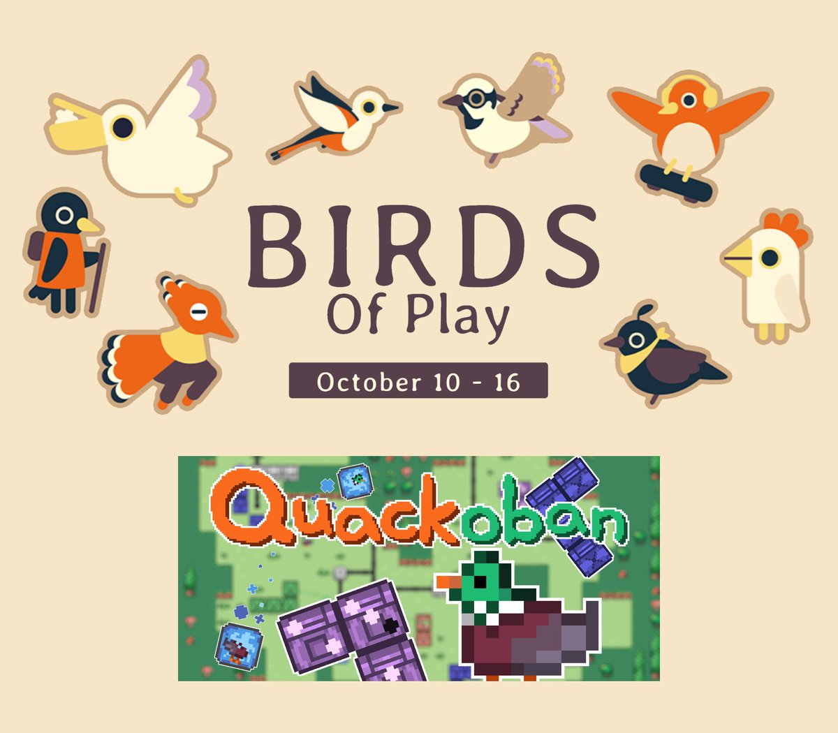 kronkware's tweet photo. quack quack everyone! 🦆
#Quackoban is currently featured in the #BirdsOfPlay Steam event!
Try the demo ahead of the release later this year!! ✨
https://t.co/pSwk84lRAG
#indiegame #puzzlegame #steam #thinkygames #sokoban https://t.co/WHU346dx0f