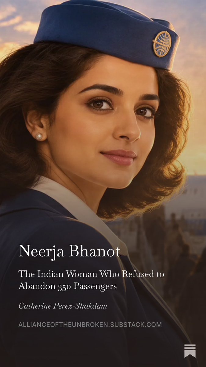 ShakdamC's tweet photo. Our newest story: India has given the world philosophers, scientists, poets, soldiers and statesmen whose achievements deserve admiration, but Neerja Bhanot belongs in that company for a reason that requires no elaborate explanation. She was an ordinary young Indian woman confronted by extraordinary evil, and she responded with a generosity of spirit that has remained unforgettable to those who survived. Link in 1st comment!