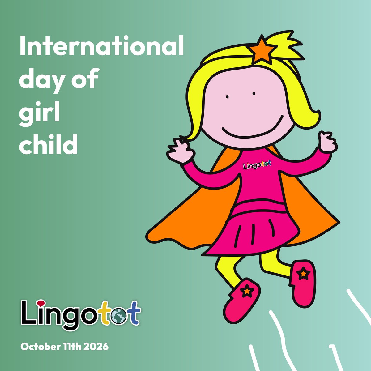 Lingotot's tweet photo. Girls have big dreams, big voices and a big future ahead of them. ๐ Letโs celebrate and empower them today and every day. ๐ซ๐ท๐ช๐ธ๐ฉ๐ช๐ฎ๐น๐ด๓ ง๓ ข๓ ท๓ ฌ๓ ณ๓ ฟ๐ฌ๐ง๐ฆ๐ช๐ฎ๐ช๐จ๐ณ #Lingotot #LoveLanguages #Franchising #Franchise #LanguagesForKids #PrimaryLanguages #EarlyYearsLanguages #WomenInBusiness https://t.co/PeTl382PX9