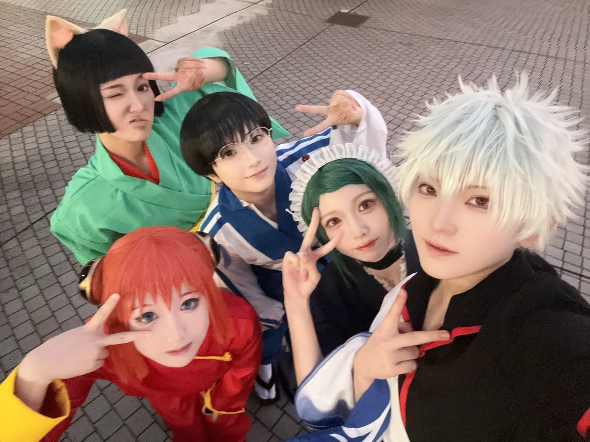 ARN_aoi__'s tweet photo. #ヒルサイド お疲れ様でした🍵
万事屋+キャサリン+たま でいました😊
めっちゃ楽しすぎて時間あっという間だった😭
イベでは初出し銀ちゃんでした😊
また集まりたいね😏 https://t.co/Hp4qGRzrWL