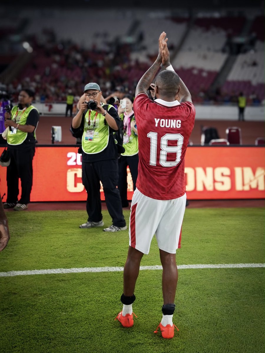 youngy18's tweet photo. What an amazing few days at Champions Impact 🙏🏾Great to be back out there with the boys, shame about the result but on the scoresheet ⚽️😉 Thank You Jakarta, we appreciate the support you gave us🤘🏾🇮🇩 Also big thanks to the staff https://t.co/j1yp50eZQz