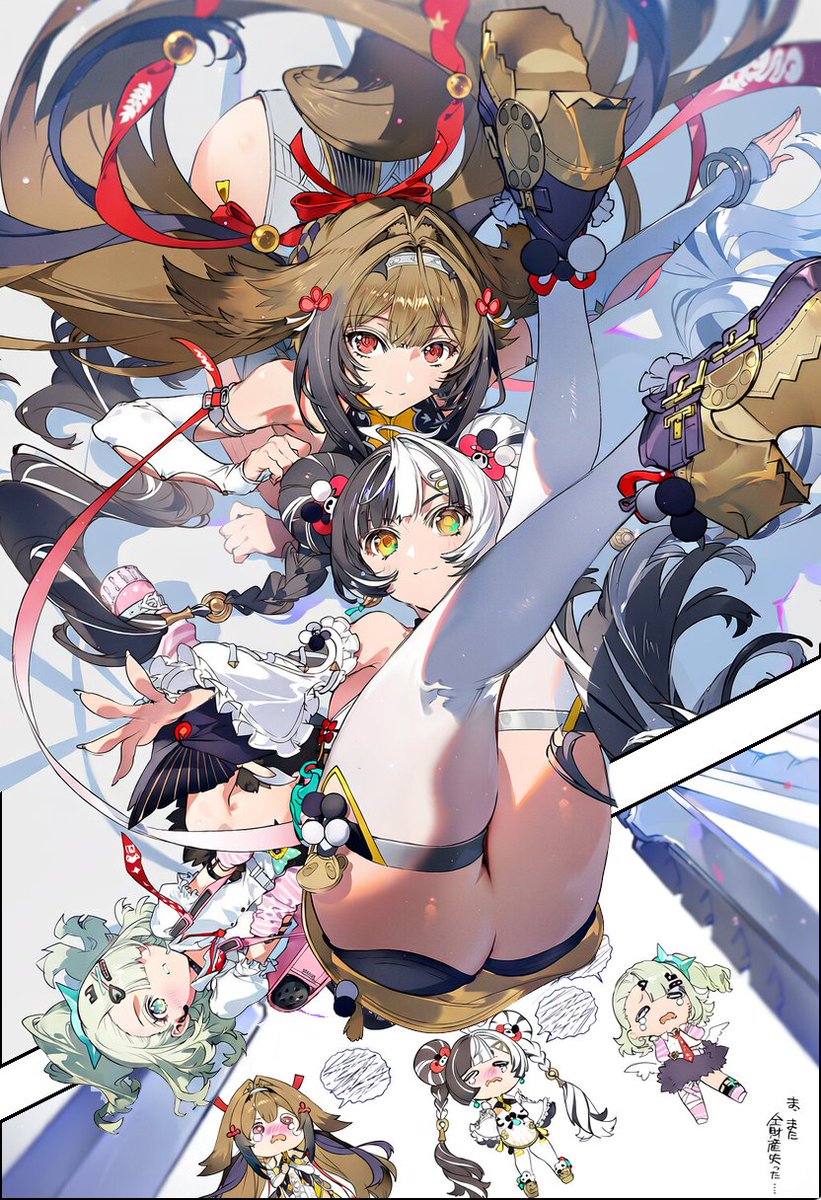 oshitsuji's tweet photo. ベーグル計画周回中（葉瞬光/ダイアリン/千夏） https://t.co/FePBGsvj3I