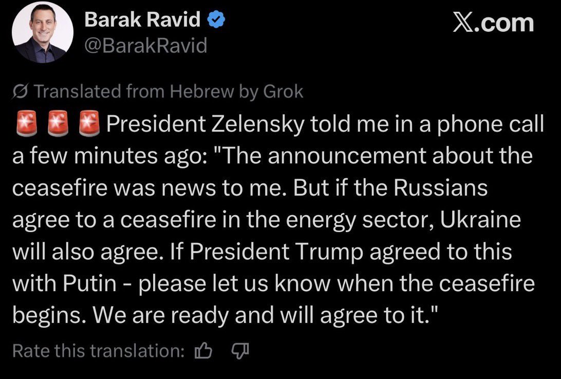 Phoenix_Ranger2's tweet photo. @P_Kallioniemi @WhiteHouse Apparently not.

Russia continues to hammer Ukraine’s energy infrastructure.

Ukraine has heard nothing about a ceasefire. https://t.co/E9L7hh76Mx
