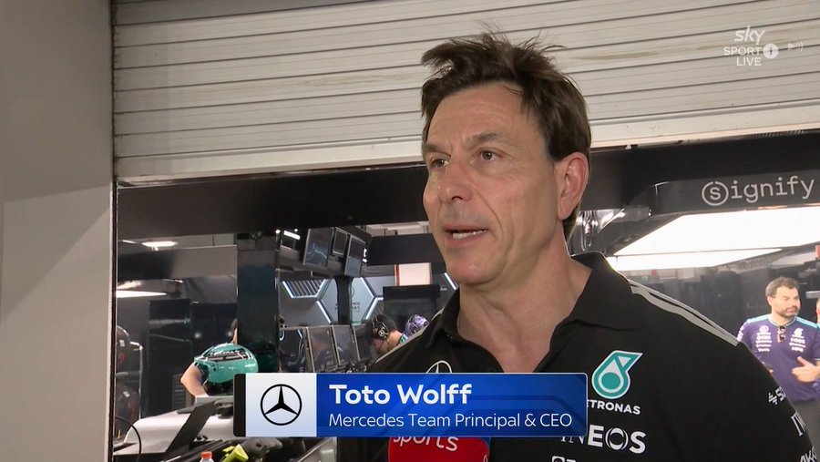 MercedesAMGF1BR's tweet photo. 🚨 | Toto Wolff comenta acerca da possibilidade de Kimi Antonelli ser campeão em Austin: 

"Como dissemos hoje, sabe, antes da corrida, é sobre pontuar. Não esperávamos estar à frente de Lewis, porque eles estavam rápidos. Então, finalizar a corrida e pontuar mais do que Lewis foi bom. 

E você olha os números e, sabe, você pergunta à IA, qual é a probabilidade de ele vencer? E provavelmente é quase 100%. Mas é automobilismo, você pode quebrar, pode ter acidentes. E então as coisas podem começar a ficar tensas. Então acho que precisamos olhar corrida por corrida, garantir que continuemos pontuando e, eventualmente, com sorte, o campeonato vai acabar chegando até ele."

[@LucianoYoma]