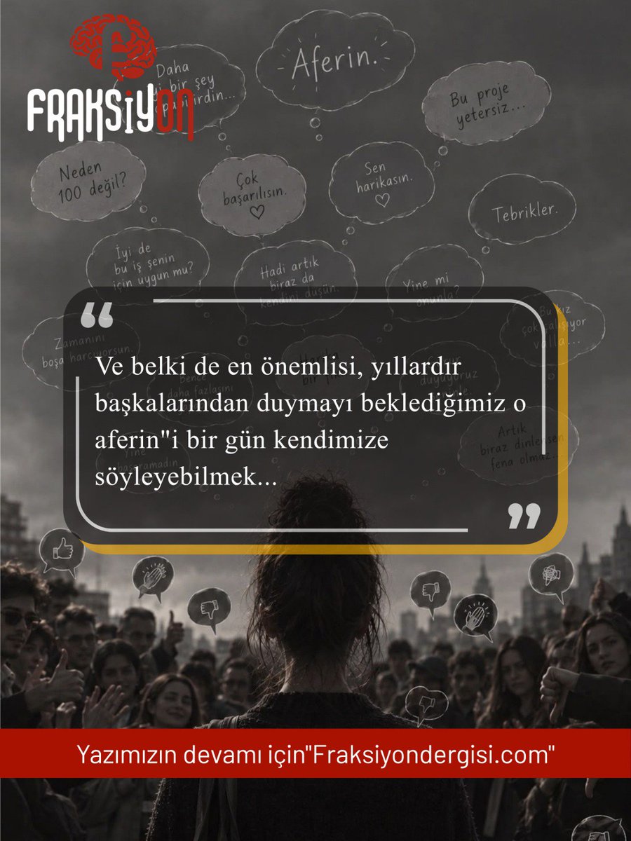 fraksiyondergi's tweet photo. Yeni Yazımız Yayında!
Beyza KANURAL’ın kaleminden…

#dergi #fraksiyon #yazı #yeninesilyayıncılık https://t.co/B9yWc18bYu