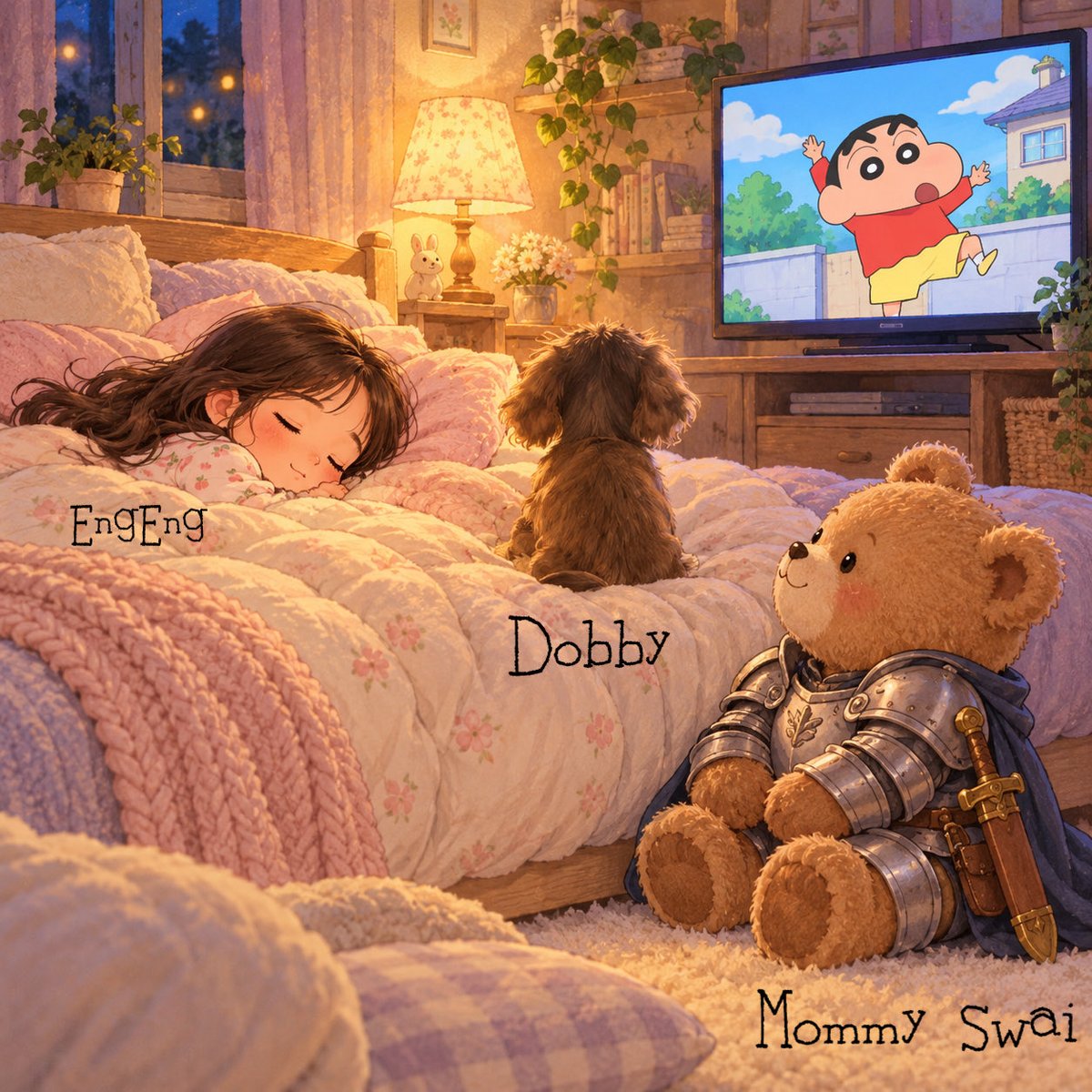 J_Yoon_JOY's tweet photo. อิงอิงพักผ่อนเลย เดี๋ยว Dobby กับมัมหมีอยู่เป็นเพื่อนเอง

😊🤍🫶🏻🐶 
#อิงฟ้ามหาชน #EngfaWaraha 
@EWaraha https://t.co/9TnXIYwVpG