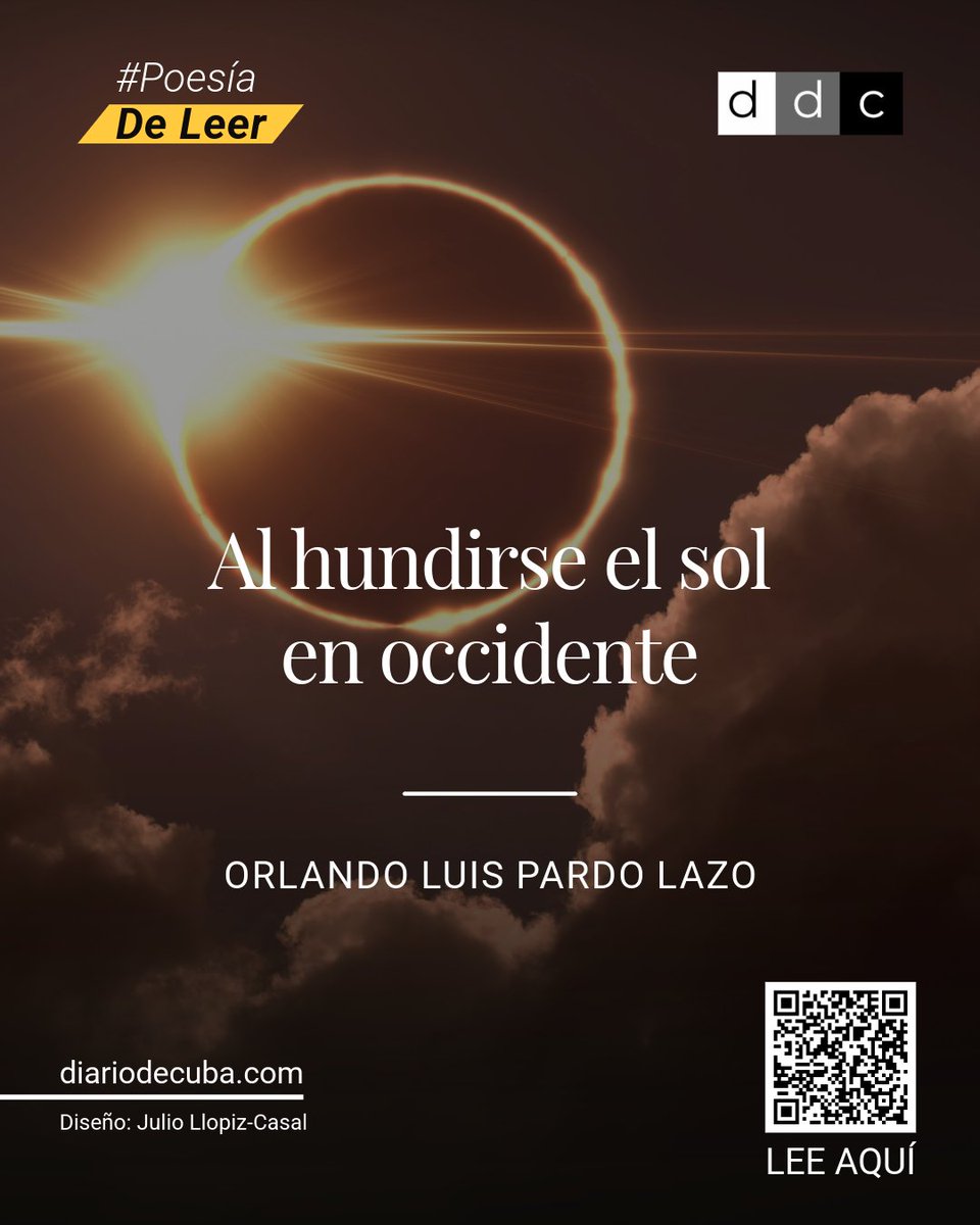 diariodecuba's tweet photo. #DeLeer: #Poesía | Orlando Luis Pardo Lazo nació en La Habana en 1971. Sus libros más recientes son 'Uber Cuba' (Hypermedia, Miami, 2021), 'Diario de Saint Orlando Louis. 59 poemas de desamor y una canción esperanzada' (Editorial Casa Vacía, Richmond, 2022) y 'Olvidos y obituarios' (Agni Ediciones, 2026).

LEE MÁS en #DiarioDeCuba
https://t.co/IIpM8Jtier