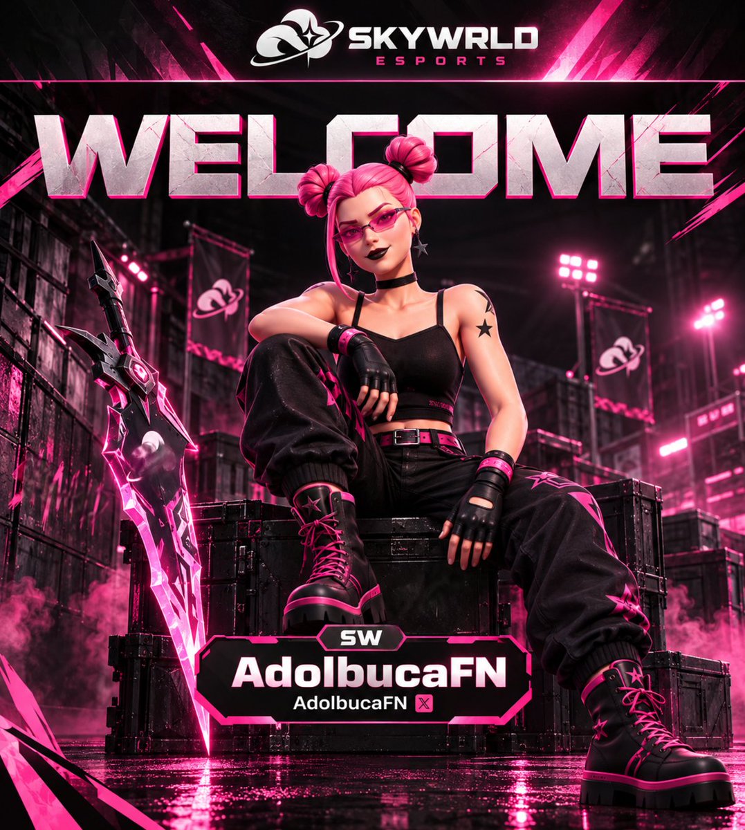 SkyWrldESP's tweet photo. IT'S OFFICIAL. ✍️

@AdolbucaFN  joins SKYWRLD ESPORTS.

Welcome to the family. 🌩️ https://t.co/vwSntTg3ds