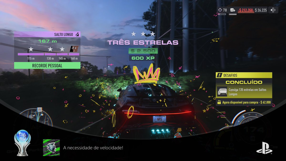 Bruno__Extremo's tweet photo. (PLATINA) #334 Need for Speed: Unbound (PS5) https://t.co/16hNAvetbb