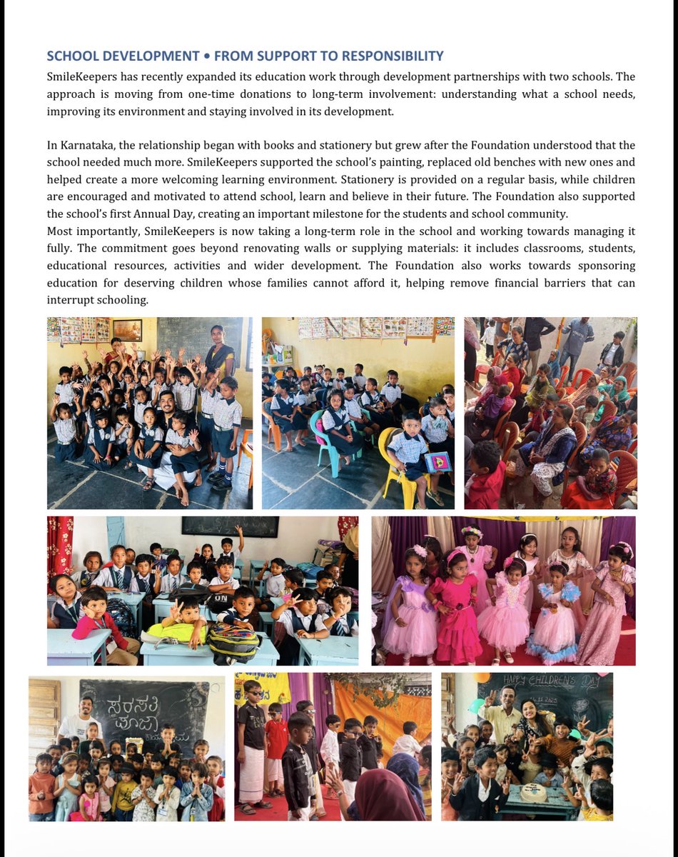yashascore's tweet photo. Navratri started today and I felt like the right day to run this again.

Today we're starting the 2nd fundraise for SmileKeepers Foundation. A vision which was started in 2019 by my college seniors and 7 years later it's still up run across Goa and Karnataka. I've watched them do this work since before it had a name. So far we've:

(1) Build better learning spaces and conducted educational activities for kids in slum/remote communities
(2) Help develop a school in Karnataka
(3) Run food and basic supply drives through Mission Apne and Mission Saath
(4) Mission GOGO (Giving Others Greater Opportunity) where we're giving scholarships to deserving students across Goa to pursue their dreams 

The money raised from this one will be used to buy computers for digital learning and repairs to make classrooms usable. Main focus is on these kids so they aren't a generation behind before they even start. 

Last December, you all pushed my first fundraise for them past $5.1K and every dollar went into the kids' education. That round is the reason schools are now reaching out. Here are the addresses (you can verify from the first fundraise post which I've shared below). If anyone from a protocol or team comes across this, I'd really appreciate any support you can give.

Thank you to everyone in advance who sent something and to everyone who will be sharing it.

➥ EVM: 0x58190Db424e1A6171c47f14d12121dd9AE07c79C
➥ Solana: ENjsFx1SosGpA1sWUyda95GMtHJDGsL8Yg6HHDquYBWj

You can track their IG for updates here: https://t.co/sjznbdFKFJ

Also even if you can't donate right now, an RT matters just as much as last time cuz most of the donations came from people who found it through someone else's repost. 

Let's make this world a better place for them🙏