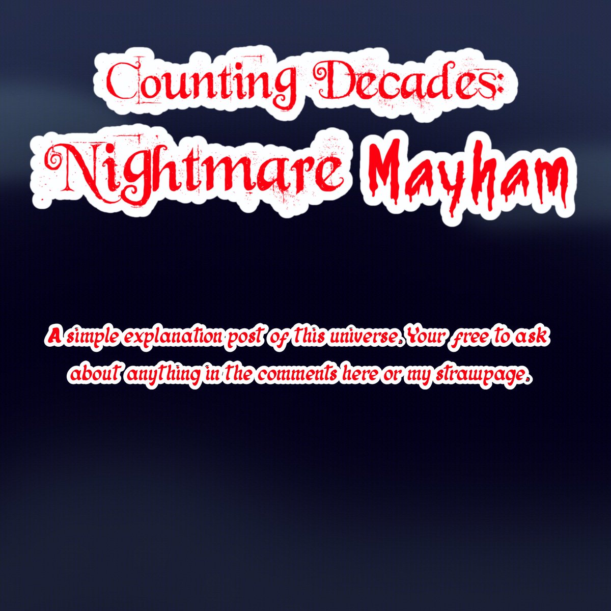 harperglitter's tweet photo. @harper_glitter Counting Decades information
#art #cdnightmaremayham https://t.co/d4VG8PCExw