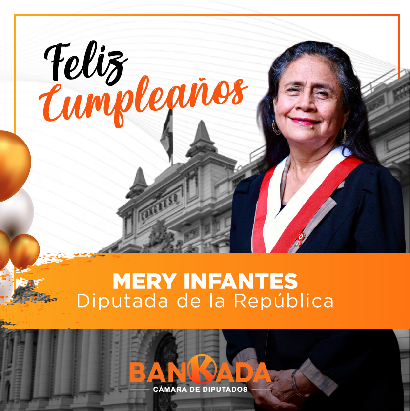 BankadaFP's tweet photo. Saludamos de forma muy especial a nuestra diputada Mery Infantes en el día de su cumpleaños. 
¡Nuestros mejores deseos para ella!🎉✨ https://t.co/LPEJGrF0l0