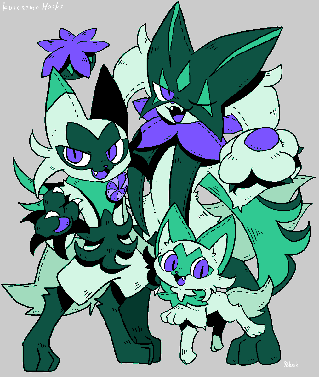 kuroHaiki's tweet photo. #pokemon ニャオハ・ニャローテ・マスカーニャ/Sprigatito, Floragato and Meowscarada
12.29.2022 https://t.co/i24odaWcRT