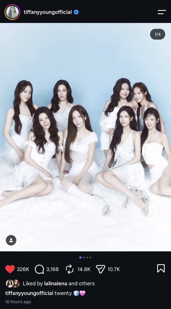 anj_belleame's tweet photo. My fave liking my faves. Once a SONE, forever a SONE. 🫶✨️🩷🦋
#GG4EVA
#GirlsGeneration
#Lalinalena https://t.co/z5LhJgENZ8