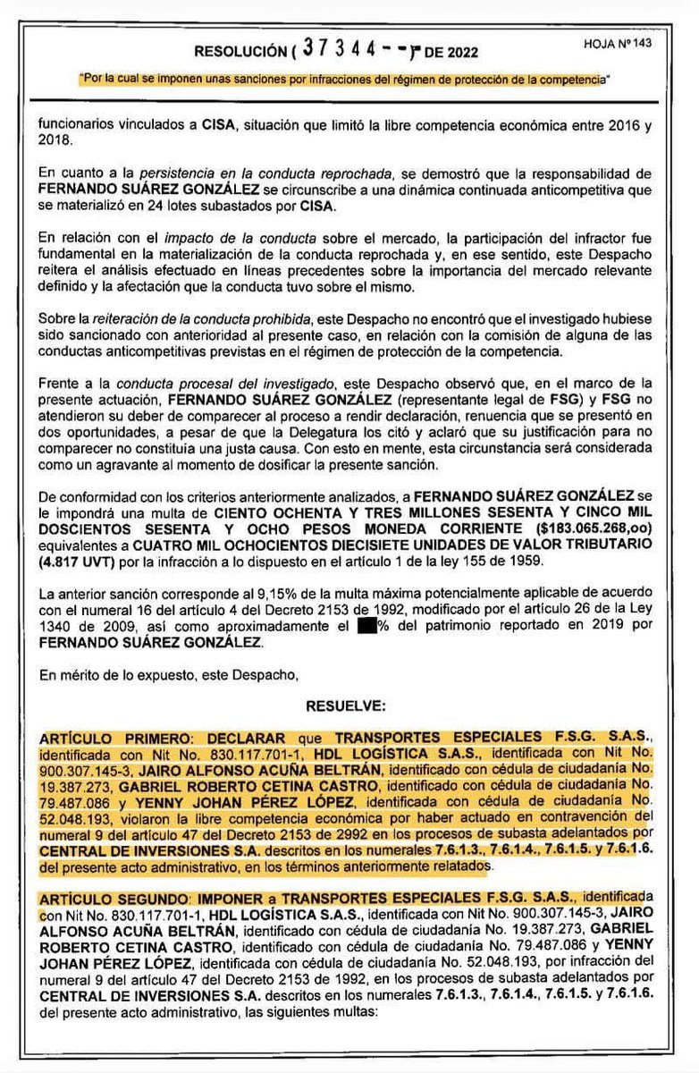 ElizbethCristi7's tweet photo. ¡GRAVÍSIMO! ¿ESTO ERA LA PATRIA MILAGROSA?

RTVC adjudicó un contrato por $1.200 MILLONES a Transportes Especiales F.G.S. S.A.S., empresa sancionada por la SIC en 2022 por prácticas que afectaron la libre competencia en procesos de contratación pública.

¡Y lo hicieron por invitación cerrada!

Abelardistas, Daniel Briceño y compañía: ¿dónde quedó el discurso de transparencia y lucha contra la corrupción? ¿La indignación solo les sirve cuando el que gobierna es Petro?

Siempre han defendido a los poderosos con discursos de moralidad, pero cuando llegan al poder, las preguntas incómodas empiezan a sobrar. Colombia no votó para cambiar un discurso por otro y terminar viendo las mismas prácticas de siempre.

¡Mucho escándalo en campaña y ahora toca dar explicaciones! ¿Esta era la patria milagro que prometieron? 😂