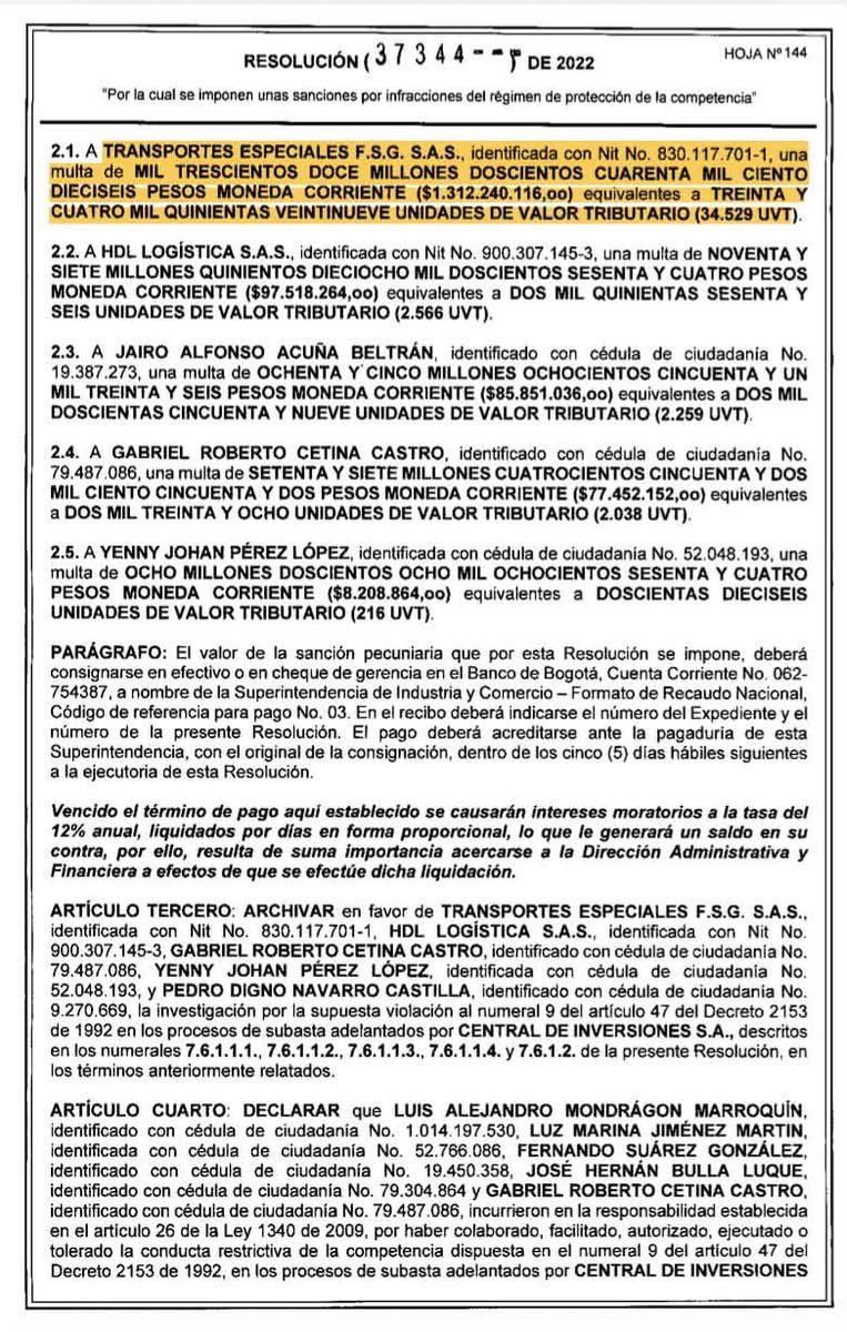 ElizbethCristi7's tweet photo. ¡GRAVÍSIMO! ¿ESTO ERA LA PATRIA MILAGROSA?

RTVC adjudicó un contrato por $1.200 MILLONES a Transportes Especiales F.G.S. S.A.S., empresa sancionada por la SIC en 2022 por prácticas que afectaron la libre competencia en procesos de contratación pública.

¡Y lo hicieron por invitación cerrada!

Abelardistas, Daniel Briceño y compañía: ¿dónde quedó el discurso de transparencia y lucha contra la corrupción? ¿La indignación solo les sirve cuando el que gobierna es Petro?

Siempre han defendido a los poderosos con discursos de moralidad, pero cuando llegan al poder, las preguntas incómodas empiezan a sobrar. Colombia no votó para cambiar un discurso por otro y terminar viendo las mismas prácticas de siempre.

¡Mucho escándalo en campaña y ahora toca dar explicaciones! ¿Esta era la patria milagro que prometieron? 😂