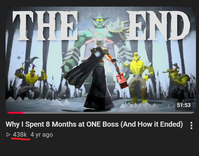 9Rain3's tweet photo. After 4 years, the Graardor Video has finally been dethroned as the most viewed video on my channel. May Saradomin bless you all, my rat brothers and sisters. 🙏🐀🐀🐀 https://t.co/kNNEj7lizi