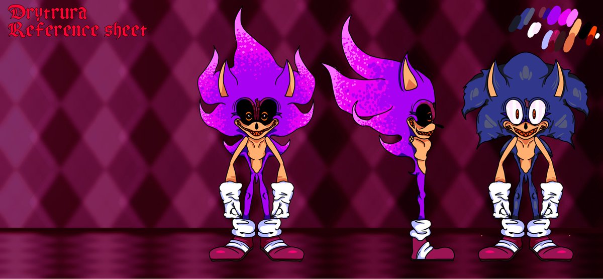Speedzsteeler's tweet photo. Might as well also share the Drura (drytrura) reference sheet that’s almost done.
#sonicexe https://t.co/E1Sutv5OC1