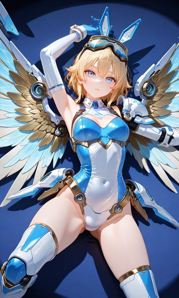 AdmirerOfAnime's tweet photo. PLAMAX Inspired ~ Angel Mecha Girls (Free)

 https://t.co/mN3K0HvSfF

#MechaGirl #AngelMecha #PLAMAX #CyberAngel #FreeGallery #AIArt #MechaSuit #FreeTease https://t.co/QpXzXTXxbX