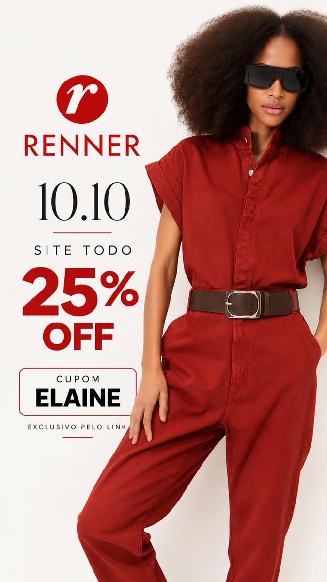 cupomdalaine's tweet photo. Cupom Renner 25% OFF 😱😱😱
Domingo é dia de comprinha🤏🏻😉

🏷️Cupom: ELAINE

♡ Site: https://t.co/X6rlBwAoc6

♡ App: https://t.co/TsQx3TfdLe

Amigos! Meu cupom pega em SALDOS!!! Bora aproveitar ❤️✨🥰 https://t.co/j7TH2cnH6u