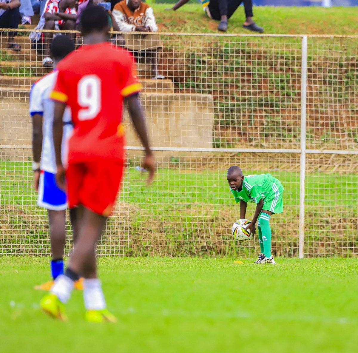 NGSportsA's tweet photo. A special day for the next generation. 🌟⚽️

Our academy players served as ball boys as St Mary’s SA defeated Prosper SA (1-0) in the FUFA Juniors League Final at Wankulukuku. 🏆

Big thanks to @OfficialFUFA for the opportunity to be part of the action. 🙌 https://t.co/RNFgNTg3ya