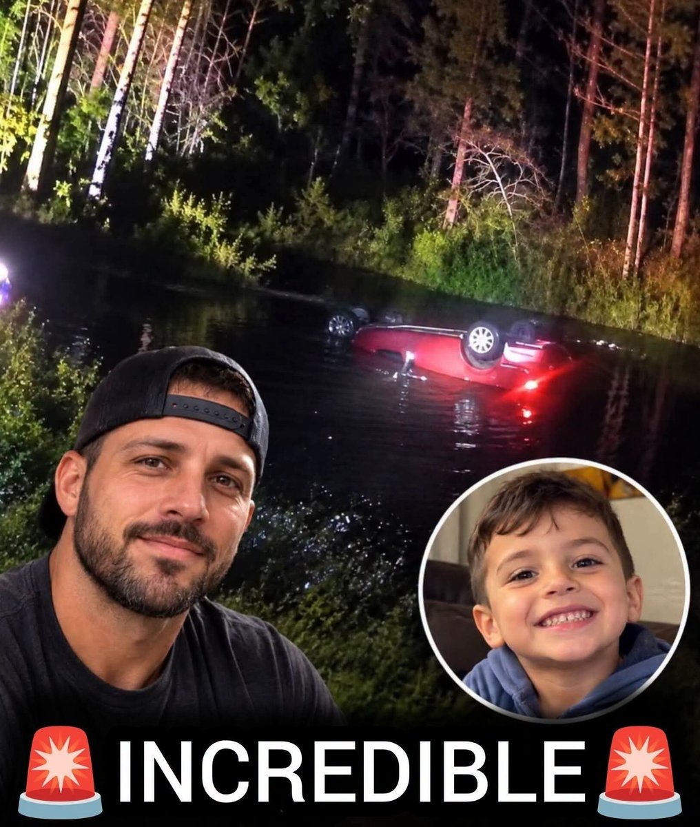 Evelyn001d's tweet photo. 🚨INCREDIBLE: A car carrying a father and his two sons crashed into a canal and flipped over.

The car began filling with water, and the 4-year-old was still strapped into his seat.

A bystander named Jose Diaz saw what happened and dove in after them.

Jose tried to free the boy, but he couldn’t get him out. So he held the boy’s head above water for nearly thirty minutes until rescuers arrived.

An officer finally cut through the car’s seat belt and pulled him free. His father and older brother were rescued safely as well.

That 4-year-old boy is alive because a complete stranger saw what was happening, jumped into the water and refused to leave him.

So let’s share this story and give Jose Diaz the recognition he deserves.