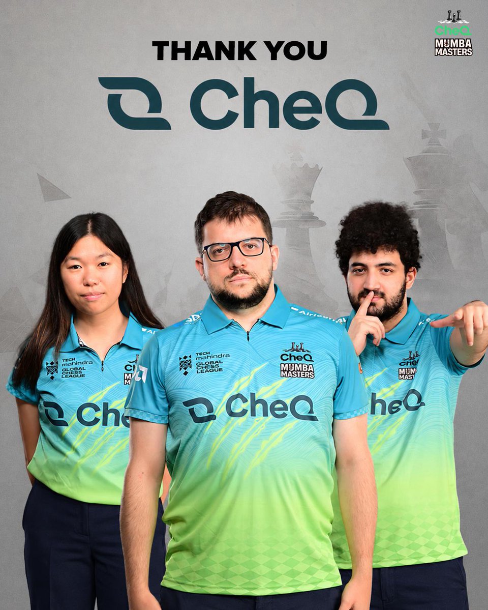 umumba's tweet photo. Every great game has its defining moves. Every great journey has its defining partnerships. βοΈ
Thank you, @CheQ_One , for your continued support and for being an integral part of the Mumba Masters journey. Your partnership made this season even more special.π
#CheQMumbaMasters https://t.co/SvXdA2pPnU