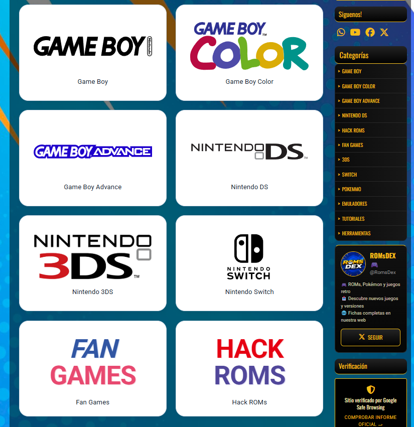 RomsDex's tweet photo. 📥 ¡El catálogo de Pokémon más completo se actualiza! 🎮

Mejoramos nuestra interfaz para que encuentres los mejores FanGames, Hack ROMs y guías en un solo clic.

¿Te gusta más la nueva interfaz?

#ROMsDEX #HackROMs #PokemonGBA #RetroGaming https://t.co/MBzWSJnhVw