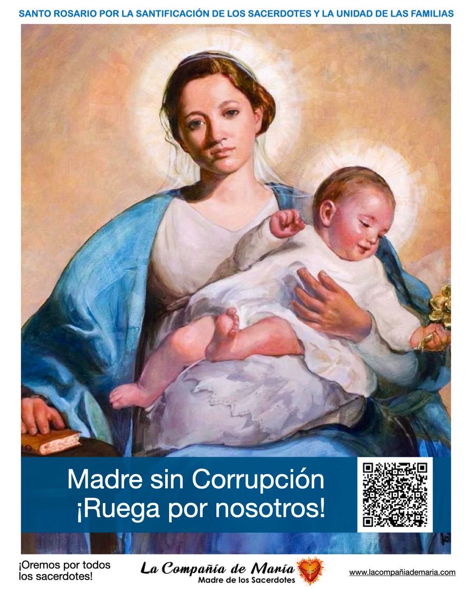 LaCompdeMaria's tweet photo. MISTERIOS GLORIOSOS 
Rezamos el santo Rosario por la santificación de los Sacerdotes y la unidad de las Familias 
#sacerdote #iglesiacatolica #SantoRosario
#lacompañiademaria #oracion #maternidadespiritual @IglesiaMexico @ArquidiocesisT https://t.co/T2Q7361XnH