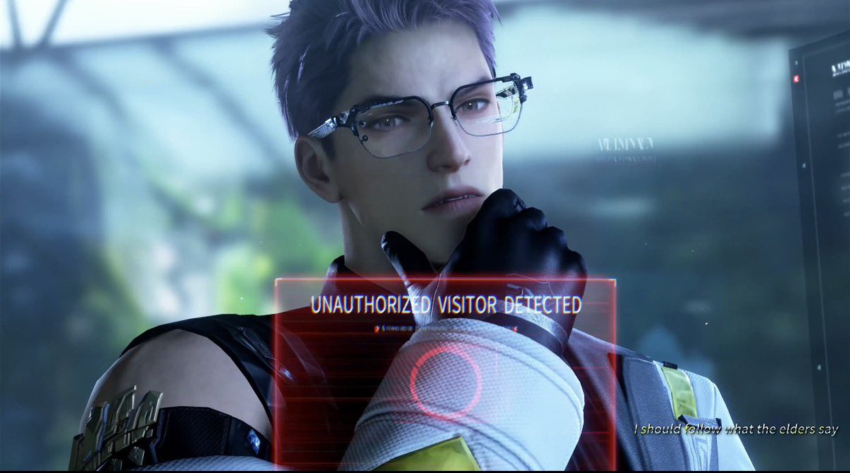 baldgirl789's tweet photo. his expression immediately changing once he realized the unauthorized visitor was mc 😭😭 https://t.co/om0cJOOORw