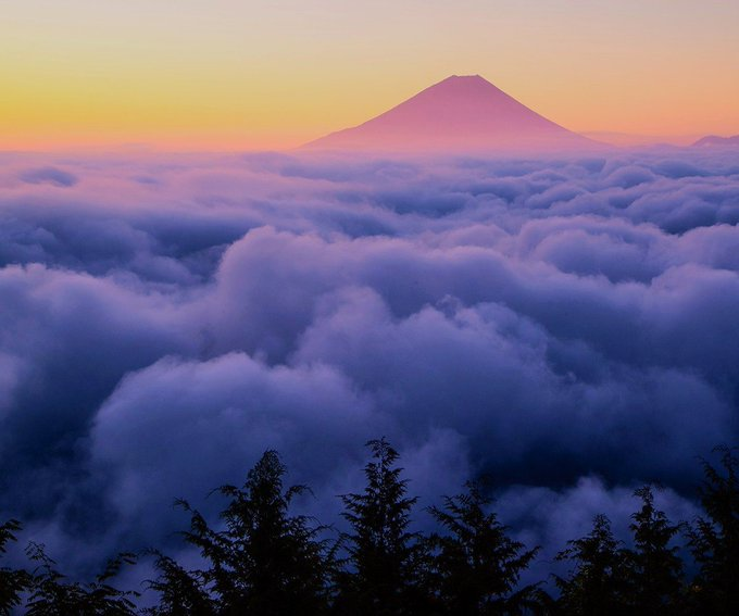 armandomacias3's tweet photo. 雲海の夜明け  櫛形山で昨日撮影 https://t.co/nYeGOwQaHC
