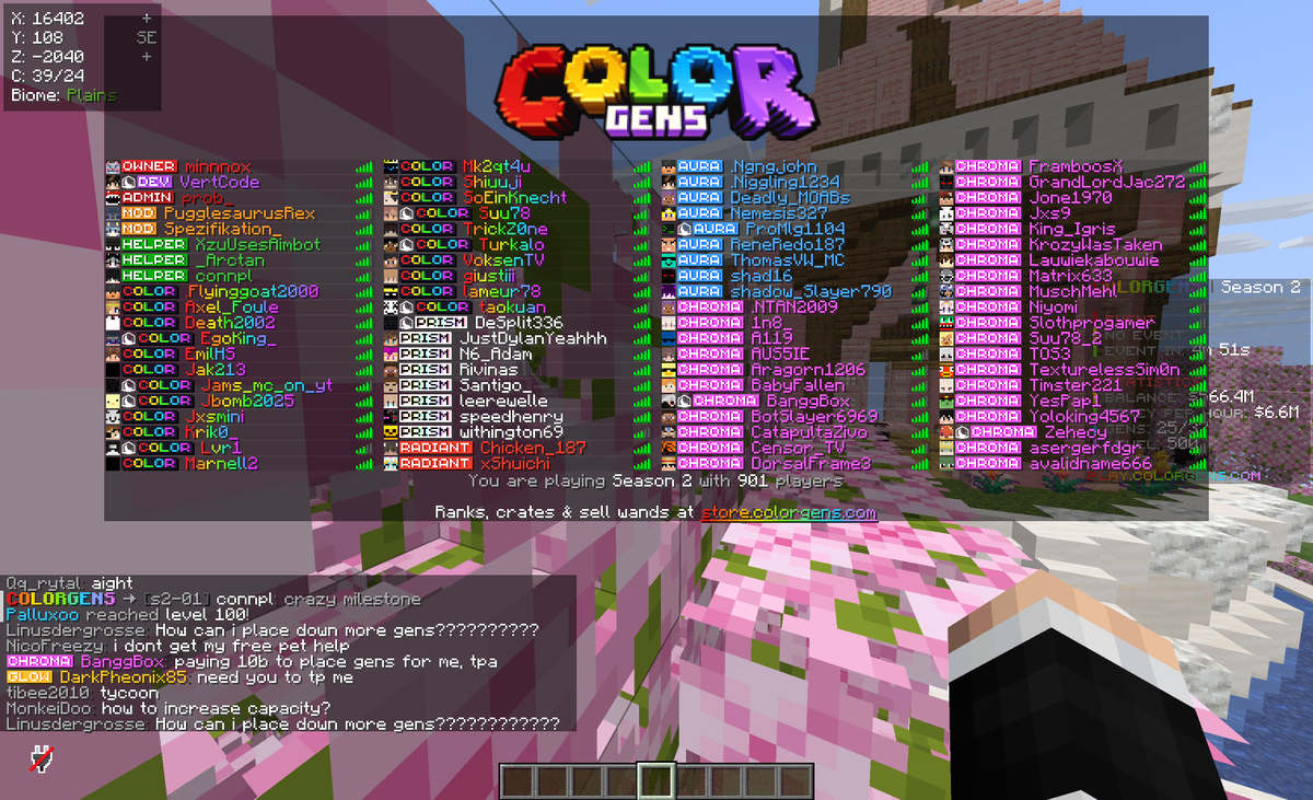 VertCodeEU's tweet photo. 900 players, 1 instance! https://t.co/LBa4YD3YFh