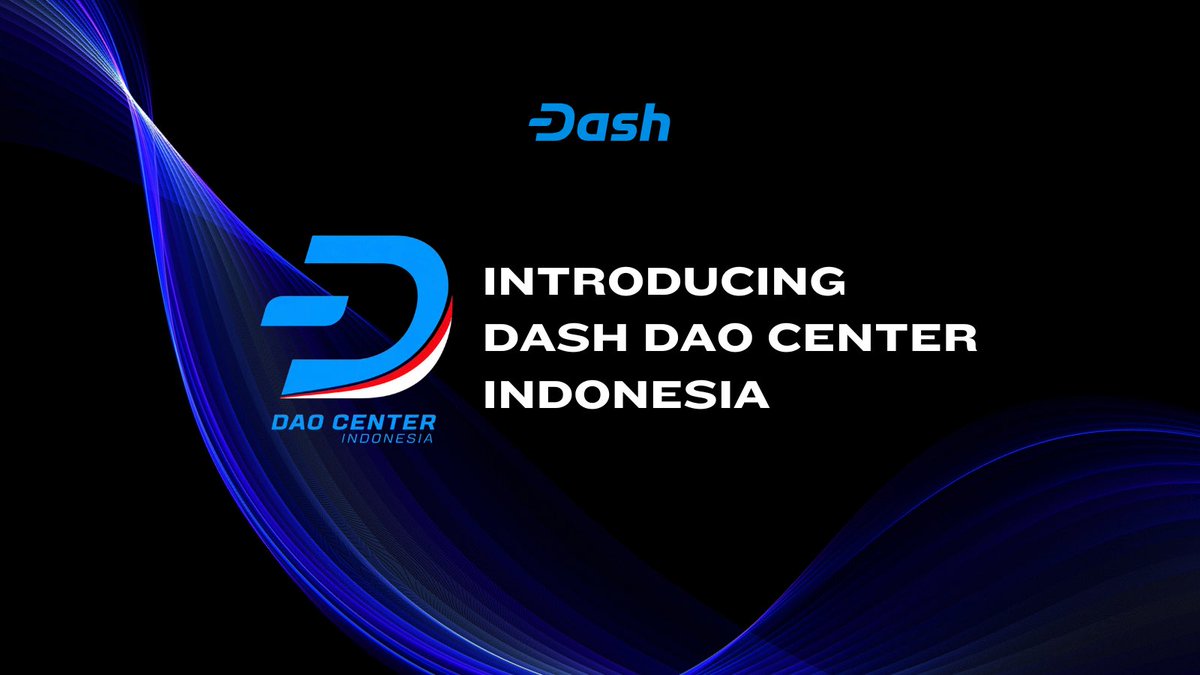 DashDao_ID's tweet photo. Introducing Dash DAO Center Indonesia 🇮🇩

A space for Indonesians to learn about Dash, how decentralized governance works, and real digital payments.

Join us as we grow this community together. 👋

#Dash #DashPay #DashDaoCenter #DashDaoID https://t.co/gJMLl1odWJ