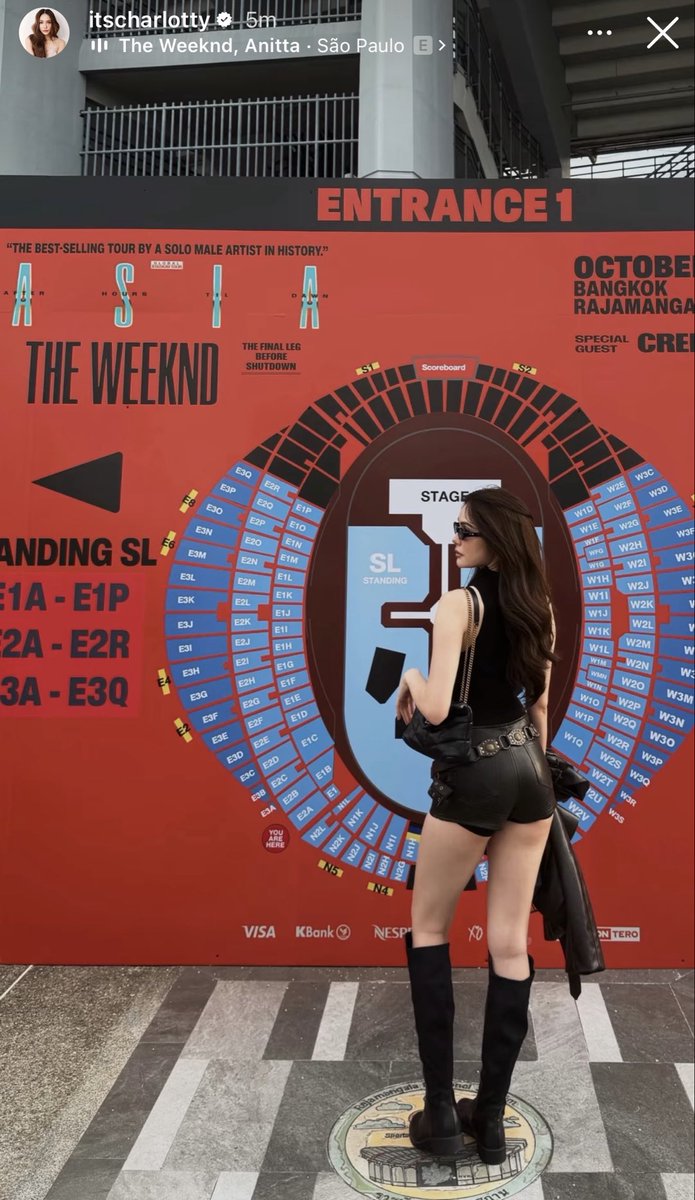 itscharlottyka's tweet photo. Charlotte will attend the weeknd concert enjoy love have fun 🥺🤍🫠 https://t.co/kWQbg4jtYS