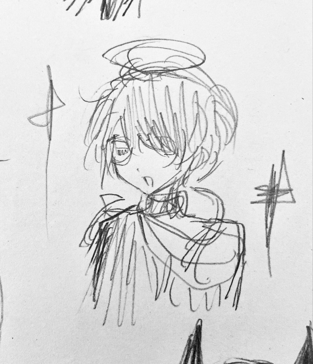tsumi611's tweet photo. アナログ絵 https://t.co/EHB0oLsbxn