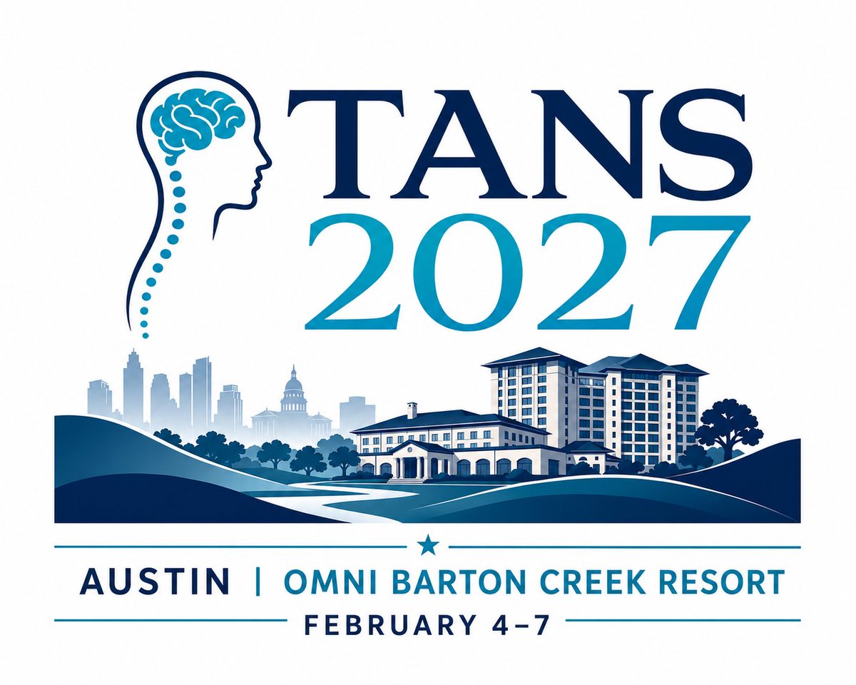 TXNeuroSurg's tweet photo. TANS's APP session as a part of the TANS 2027 Annual Conference is now live.

Neurosurgeons and APPs: Make plans to join TANS this February at the Omni Barton Creek Resort in Austin.

Details:
https://t.co/DOhggf3ys9 https://t.co/xECXu3IPyN