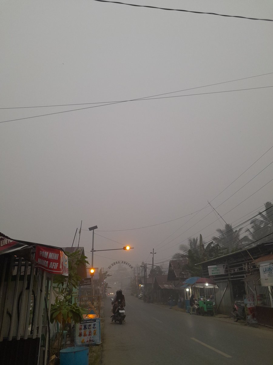 keonberryu's tweet photo. asep nya makin tebel loh, udara yg kita hirup jauh dari kata sehat maupun layak 🥺 stay safe ya semua warga Kalimantan, jangan lupa pakai masker https://t.co/XrJtw780xi
