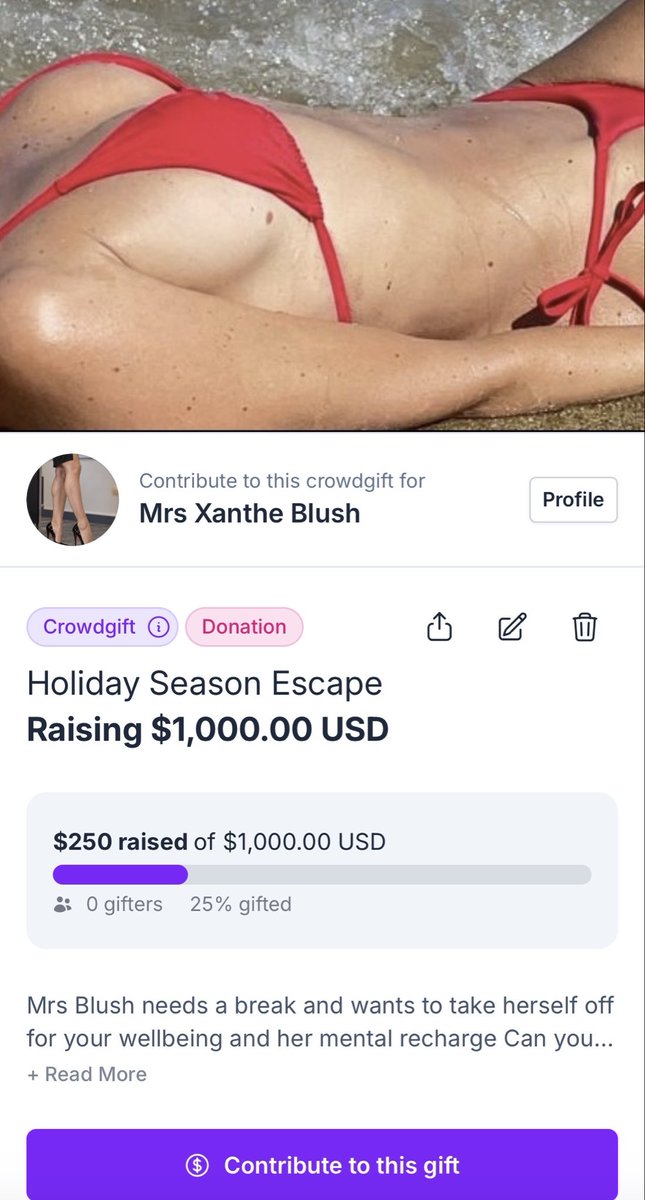 XantheBlush's tweet photo. I've just added to my wishlist! 💎🎁 You're one click away from gifting me: https://t.co/PLiBUefy5h ❤️🎉💸 #wishlist #daddy #findomdrain #findom #humanatm #humanwallet #teacher #sexyteacher #paypig #cash #holiday #bikini #subdom #unicorn https://t.co/IPwOGEWKyQ