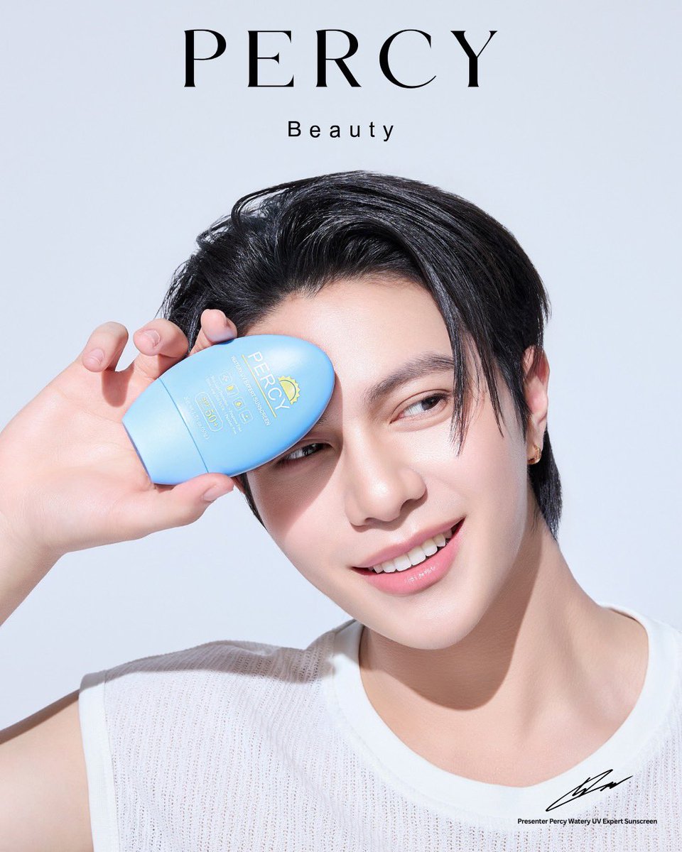 PercyOfficialTH's tweet photo. MEET OUR NEW PRESENTER 
PERCY WATERY UV EXPERT SUNSCREEN

A brighter day begins with Percy
พร้อมส่งต่อความสดใสและการปกป้องผิวไปกับ PERCY Watery UV Expert Sunscreen

สัมผัสความสดใสในทุกวัน กับ Percy พรีเซนเตอร์คนใหม่ที่จะมาเติมเต็มทุกโมเมนต์ให้เปล่งประกาย 

Let’s make every sunny day a Percy day🩵

#Percy
#PercyThailand
#PercyWateryUVExpertSunscreen
#PercyxWilliam
#williamjkp