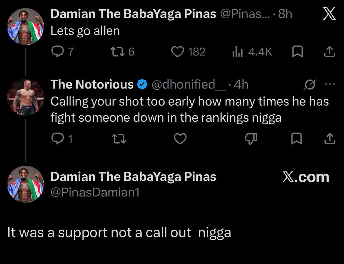 realkevink's tweet photo. Damian Pinas Just Cooked This Fan 💀 https://t.co/NYBi2UEmGz