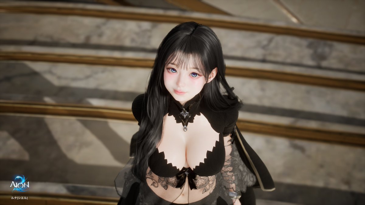 anoko_zzz's tweet photo. 黒猫系アイドルかわいくできた！

ちょっぴりあざとく、気ままに可愛く🐈‍⬛🖤

↓レシピはこちら
https://t.co/kqGWhKxAM7

#AION2 #アイオン2 #AION2コンテスト https://t.co/lZyupWdQrN