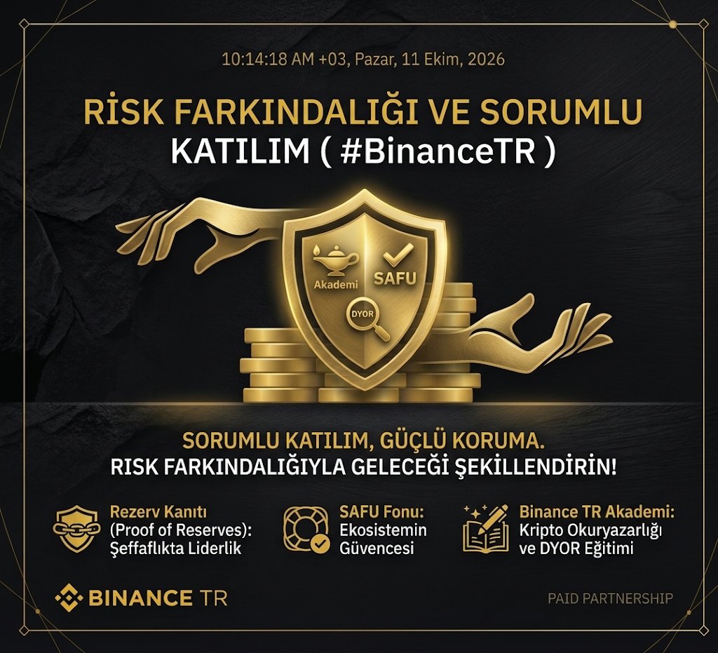 OnurSuBrk's tweet photo. Dostlar selam,

Piyasada ekranlar yeşillendiğinde veya sosyal medyada X coin 10x yapacak paylaşımları başladığında, hepimizin içinde o tanıdık his uyanıyor değil mi ?  FOMO Fırsatı Kaçırma Korkusu.

Çok net şunu ifade edeyim  bu piyasada çoğumuz en büyük zararları teknik analiz bilmediğimiz için değil, sırf bu heyecana ve kulaktan dolma duyumlara yenik düştüğümüz için verdik. Ancak zamanla tecrübe ettik ki kriptoda kalıcı olmanın sırrı ne kadar çok kazandığınız değil, sermayenizi ve riskinizi nasıl yönettiğinizdir. Aslında bu sadece kriptoda değil tüm yatırım enstürümanlarında böyle 

🔸Binance TR’nin bu konuda izlediği şeffaf yaklaşımı ve kullanıcıyı koruma odaklı adımlarını gerçekten takdir ediyorum. Sadece bir işlem platformu sunmakla kalmayıp, ekosistemde bilinçli hareket etmemizi sağlayan ciddi mekanizmalar kurmuş durumdalar.

🔸Sürekli Şeffaflık ve Rezerv Kanıtı sunarak kullanıcı varlıklarının birebir oranda tutulduğunu ve platformun finansal durumunu şeffafça doğrulayabilmek, piyasadaki belirsizlik anlarında en büyük güven kaynağı olmakta.

🔸Borsa tarafında olası risklere karşı kullanıcıların fonlarını güvence altına alan özel güvenlik fonları, platformun bu işi ne kadar ciddi tuttuğunu gösteriyor.

🔸Diğer taraftan Binance TR Akademi ile doğru bilgiye erişim sağlamak çok önemli bir avantaj sağlıyor, kulaktan dolma X tüyoları yerine; rehberler, makaleler ve risk yönetimi içerikleriyle tam anlamıyla ücretsiz bir kripto okuryazarlığı kütüphanesi sunuyorlar. 

Bakın işleme girmeden önce neye yatırım yaptığımızı öğrenmek işin yarısı demek. diğer yarısı ise riski yönetmekten geçiyor. 

✍️Peki hoca sen nasıl yapıyorsun nasıl yönetiyorsun bu süreci derseniz kendi işlemlerimde asla taviz vermediğim disiplin kurallarımı da buraya bırakıyorum.

▪️Plan Yoksa İşlem de Yok; Piyasaya girmeden önce Stop Loss ve Kâr Al  seviyemi belirler, duygularımı ekrandan mutlaka uzak tutarım.

▪️Asla ve Asla yumurtaları aynı sepete koymam.   
Bütün bakiyemi tek bir projeye bağlamak yerine, risk toleransıma göre portföyü bölerim.

▪️Asla Borç veya Acil İhtiyacım olan bir Parayla İşlem yapmam. Kaybettiğimde hayat kalitemi veya uykumu etkilemeyecek miktarlarla piyasada yer almak uzun yıllardır beni tehlikelerden uzak tutmuştur.

✍️Bakın arkadaşlar kripto varlık piyasasında fırsatlar hiç bitmez ama kaybedilen sermayeyi geri toplamak zaman alır. Bu yüzden Binance TR’nin sunduğu Akademi kaynaklarını ve güvenlik araçlarını düzenli kullanmak, kulaktan dolma duyumlar yerine kendi araştırmamızla  hareket etmek en büyük kalkanımız.

Piyasada heyecan tavan yaptığında disiplini korumak, ya kaçırırsam hissini yenmeli, yoksa üzülen ve hem sağlığını hem huzurunu hem de sermayesini kaybeden siz olursunuz. 

Dost acı söyler . Kalın sağlıcakla 

📌Yatırım veya finansal tavsiye içermez. İçerik sadece eğitici ve bilgilendirme amaçlıdır.

#BinanceTR #RiskYönetimi #BilinçliKatılım

#Reklam #BinanceTR