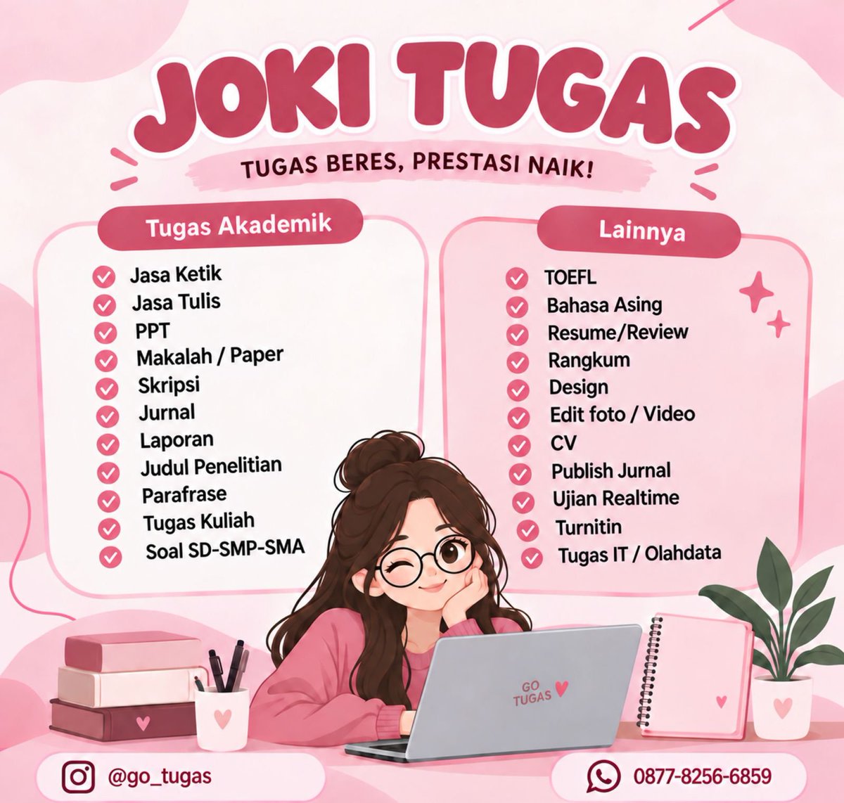 claralavea's tweet photo. Joki buat daftar isi,tabel, gambar ayo wa ke @go_tugas link wa in bio. All spess banyak testi dan trusted, free revisi pengerjaan manual no ai, free konsul. Start 10k https://t.co/uNR3Dbq3n3