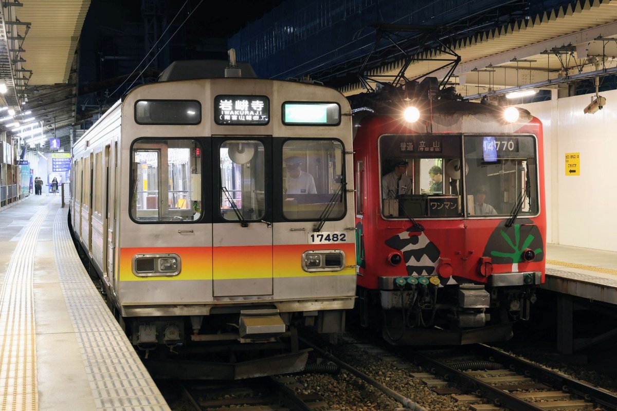 hai614909's tweet photo. 富山地鉄本線🚊電鉄富山駅夜撮り
ホームにて来る列車を色々観察📷 https://t.co/KgiacSDfgA