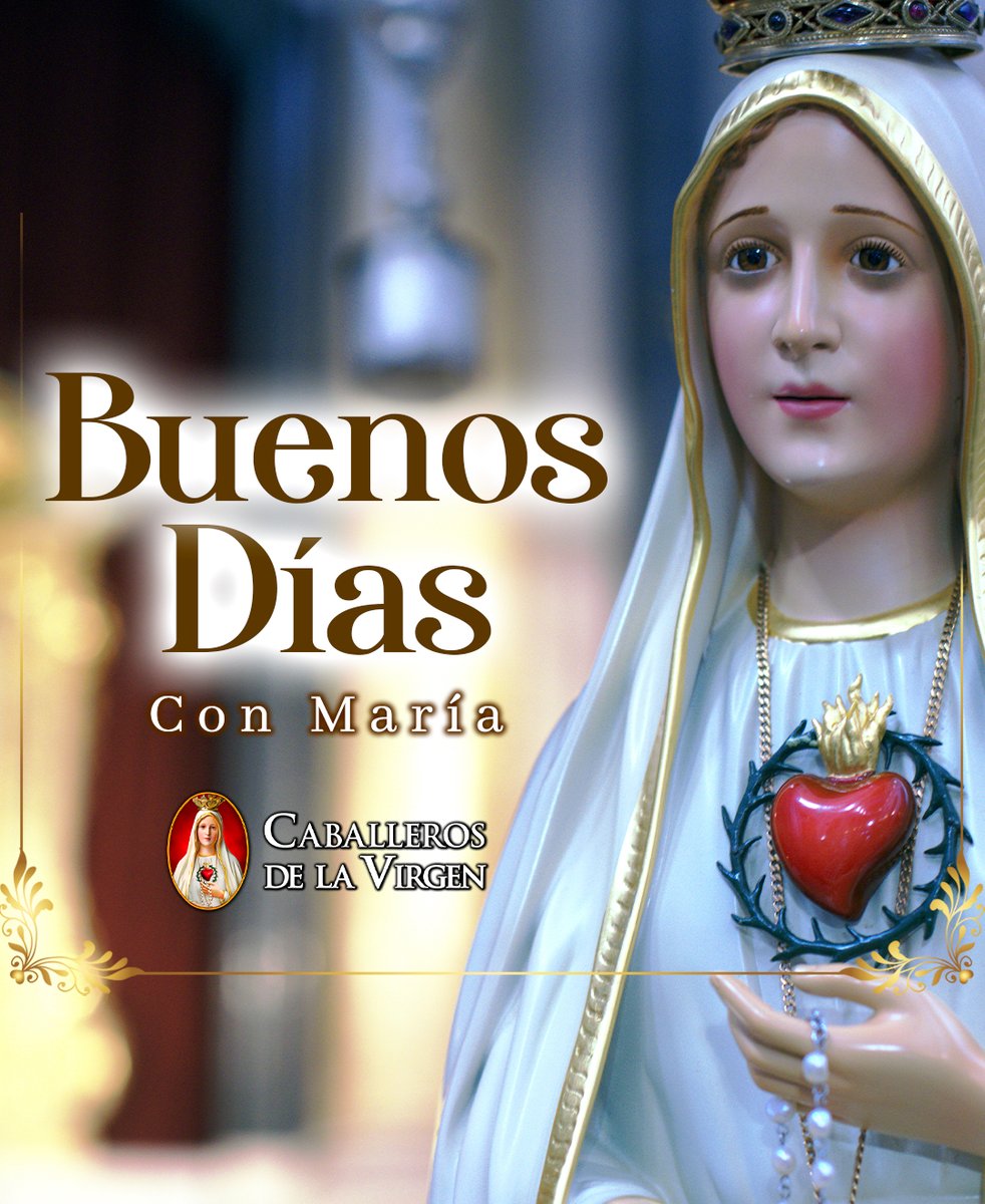 Cab_Virgen's tweet photo. Que su presencia maternal nos inspire a comenzar esta jornada con alegría, fe y esperanza. Pongamos nuestros planes en manos de Jesús y pidamos a nuestra Madre que nos enseñe a amar y servir con generosidad. ☀️ https://t.co/bOR839EAQd