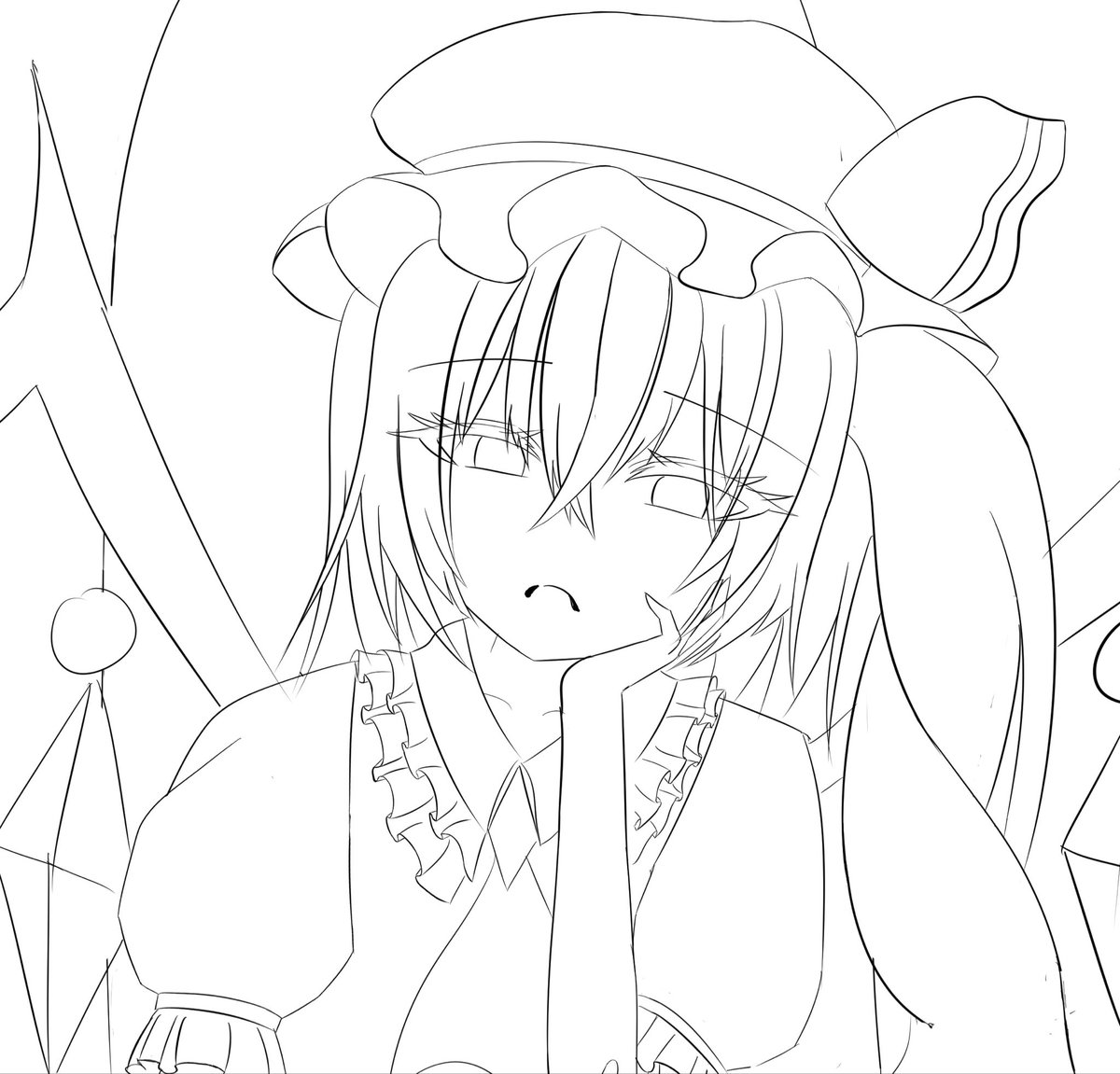 shihumo_o's tweet photo. フランドールwip♡ https://t.co/Od9Vj7tJSd