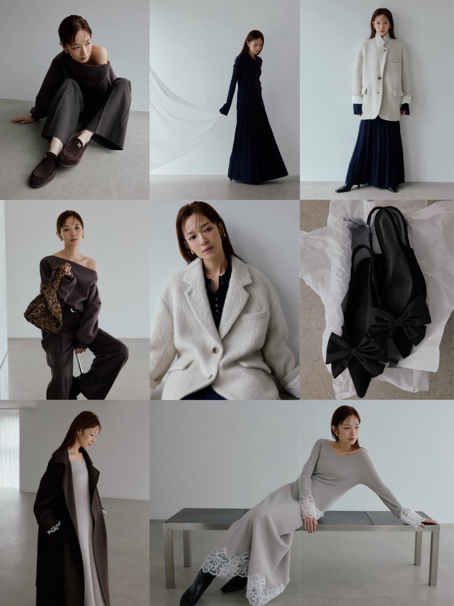 _MilaOwen's tweet photo. 2026 Winter Collection
PRE ORDER❄️
モデル・森絵梨佳が纏う、
Mila Owen冬のコレクション💫
____________
10.16 fri 12:00- START
HPにてビジュアル公開中
▶︎▶︎https://t.co/H2NZoKFEhM
#MilaOwen #ミラオーウェン https://t.co/ePDMXv7LR2